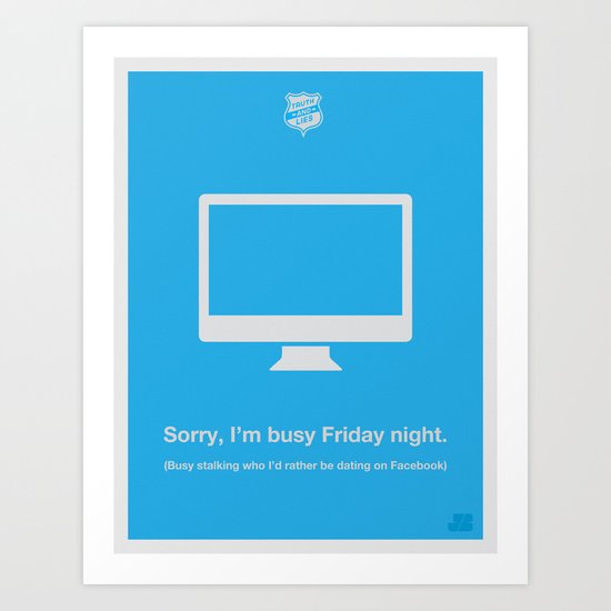 Friday Night Art Print