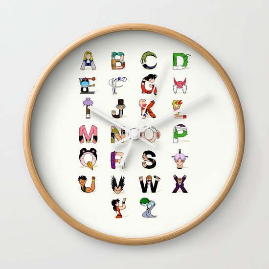 DB Alphabet Wall Clock