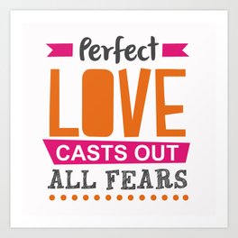 Perfect Love Art Print | Typography, Love 