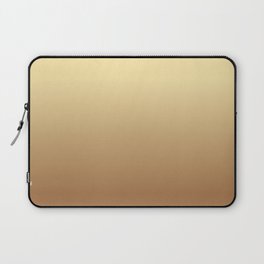 CHOCOLATE & CREAM. Warm Colors Gradient  Laptop Sleeve