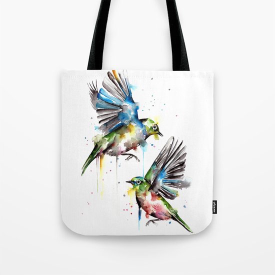 Wax Eyes Tote Bag