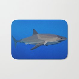 Low Poly Shark Bath Mat