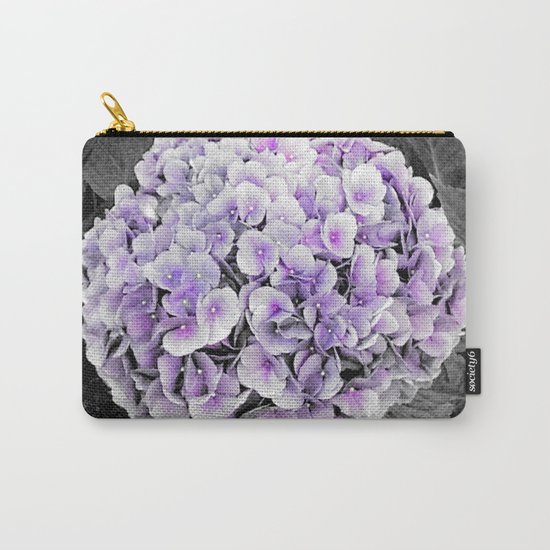 Flower | Flowers | BNW Purple Hydrangea Carry-All Pouch