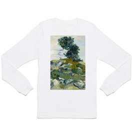 The Rocks by Vincent van Gogh Long Sleeve T-shirt
