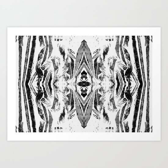 Psychofish Pattern Art Print