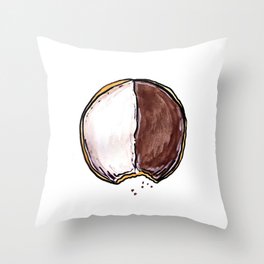 Seinfeld Black + White Cookie Throw Pillow