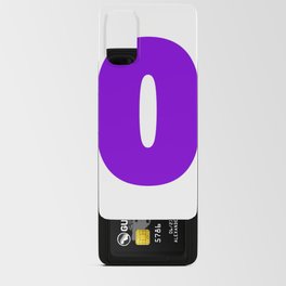 0 (Violet & White Number) Android Card Case