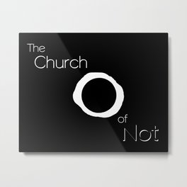 Church of Not Metal Print | Graphicdesign, Digital, Church, Authorism, Religion 