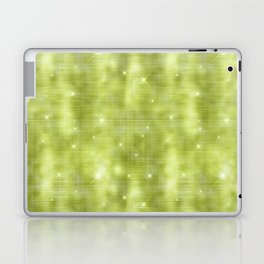 Glam Lime Diamond Shimmer Glitter Laptop Skin