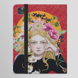 Aries - A fire Sign iPad Folio Case | Colorpencil, Jack In The Pulpit, Marypohlmann, Graphite, Watercolor, Marypohlmannart, Poppy, Aries, Clematis, Drawing 