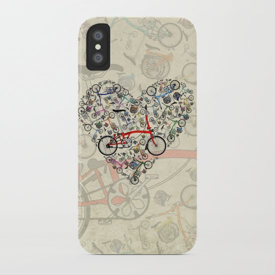 I Love Brompton Bikes iPhone Case