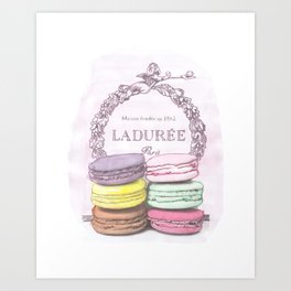 Laduree Paris Print Art Print