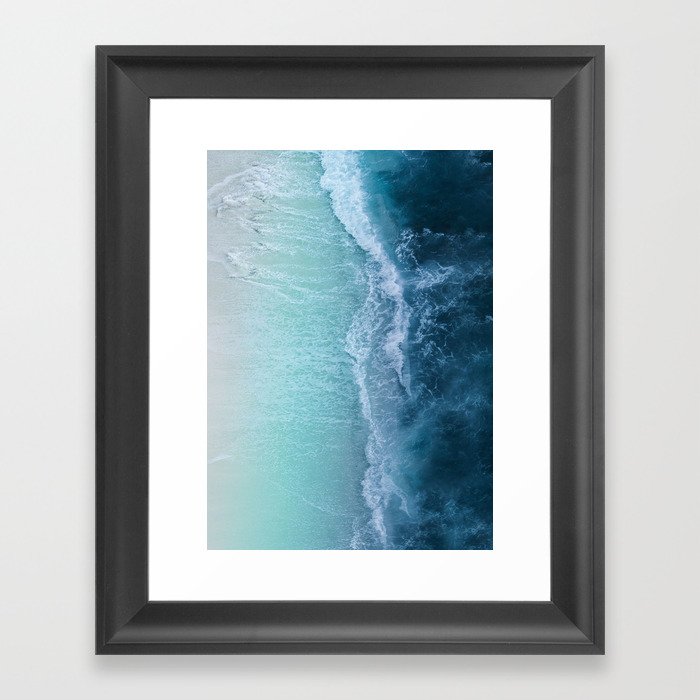 Turquoise Sea Framed Art Print