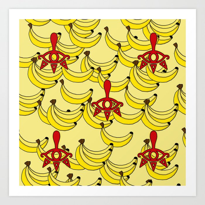 Banana Clan Art Print By Subtle Nerd Society6 - Subtle Nerd Wall Art