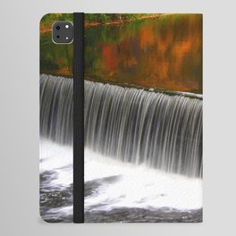 Autumn Watercolors at the Waterfall iPad Folio Case