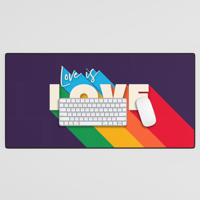 Love is Love Desk Mat