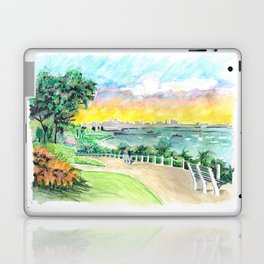 Skyline from South Shore Park Laptop & iPad Skin