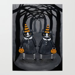 Halloween Twins Poster