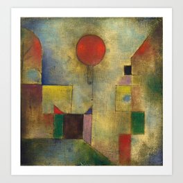Paul Klee "Red Balloon" Art Print