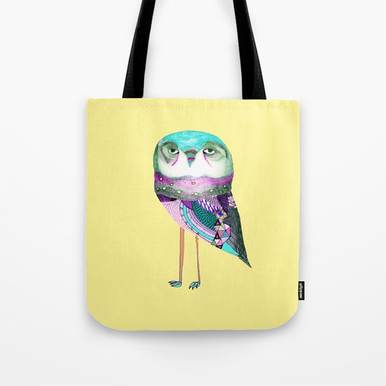 Owl Print Tote Bag