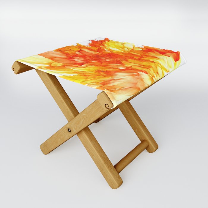 Mineral Blossom Folding Stool