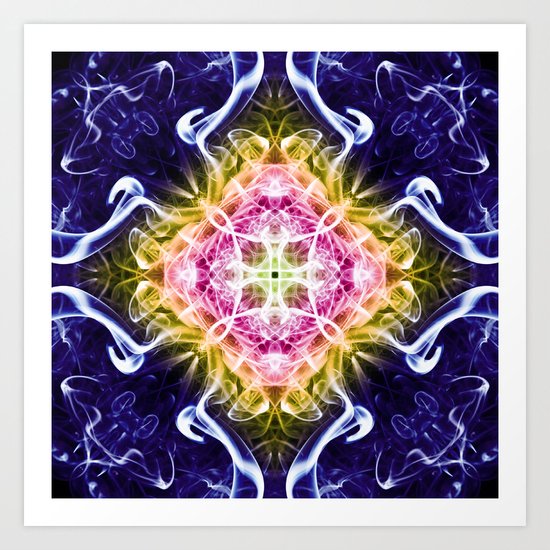 Smoke Art 43 Art Print