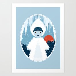 The Snow Queen Art Print