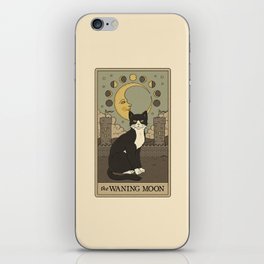 The Waning Moon Cat iPhone Skin