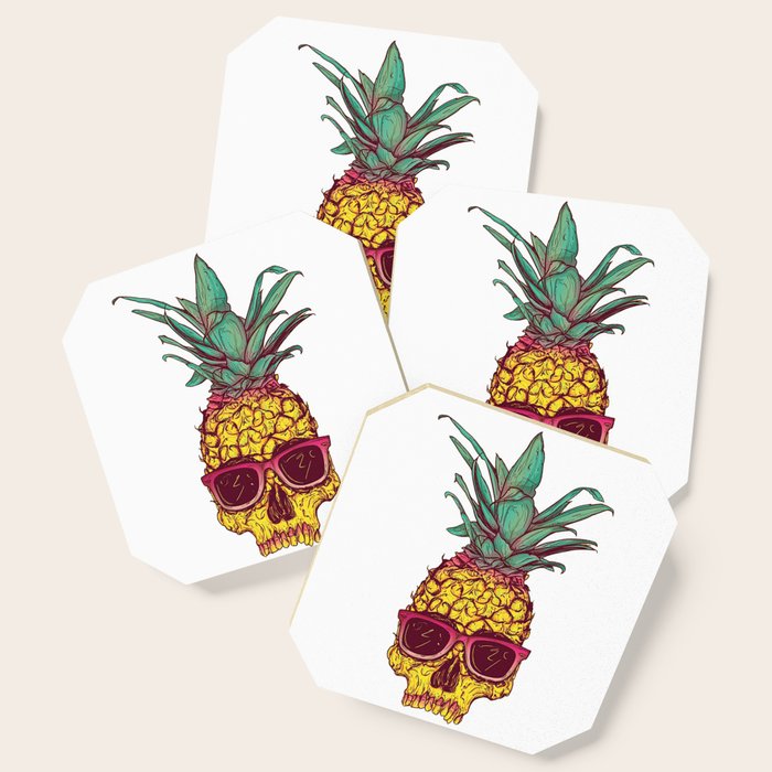 Scull pineapple Coaster