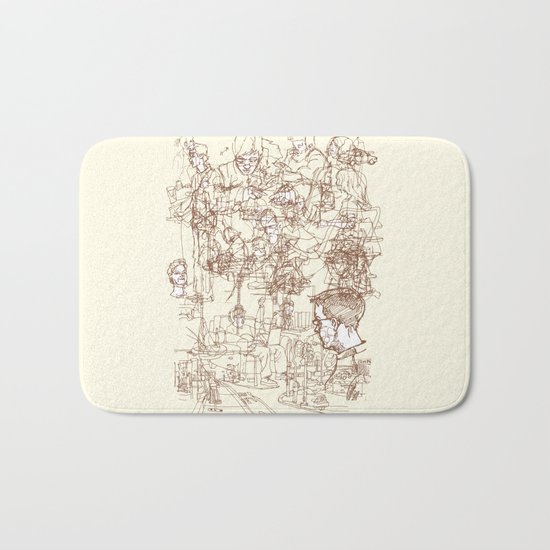 This is What We Call a Life Drawing Bath Mat