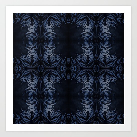 Death Driver Pattern (Large) Art Print