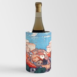 Lugano by Hiroshi Yoshida - Japanese Vintage Ukiyo-e Woodblock Painting - Europe Series Wine Chiller