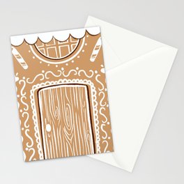Gingerbread house Stationery Cards