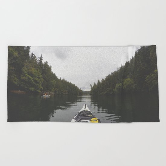 Live the Kayak Life Beach Towel
