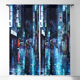 Streets of Neo-Tokyo Blackout Curtain