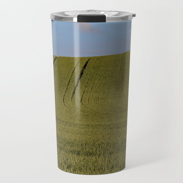 Wheat fields Denmark Travel Mug