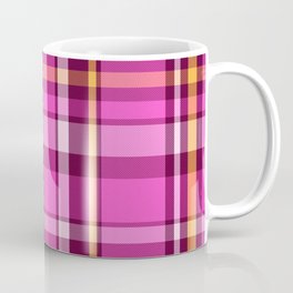 Plaid // Hot Pink Mug