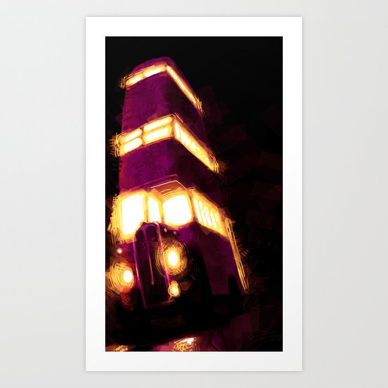 Violently Purple Art Print