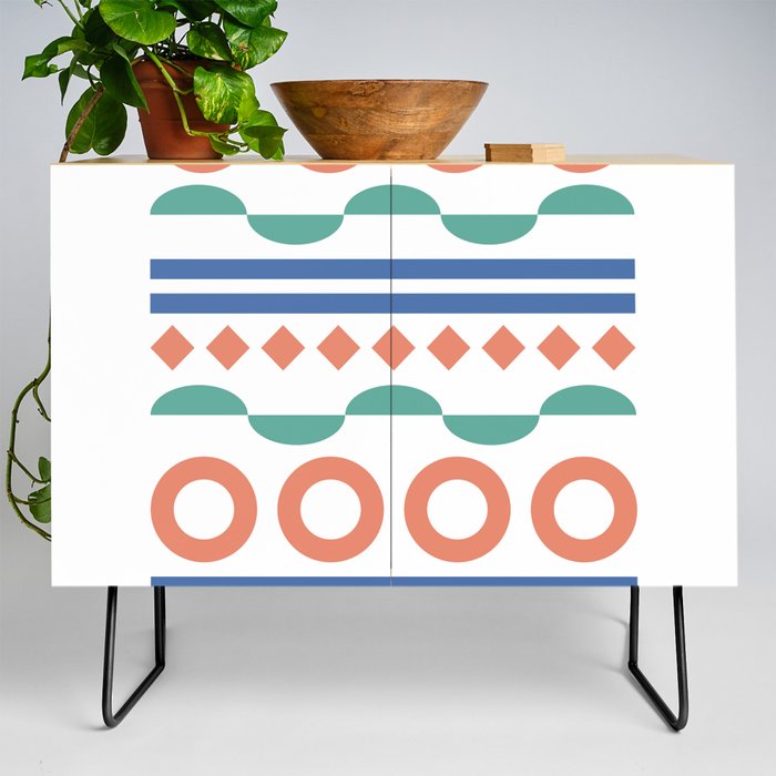 Patterned shape line collection 12 Credenza
