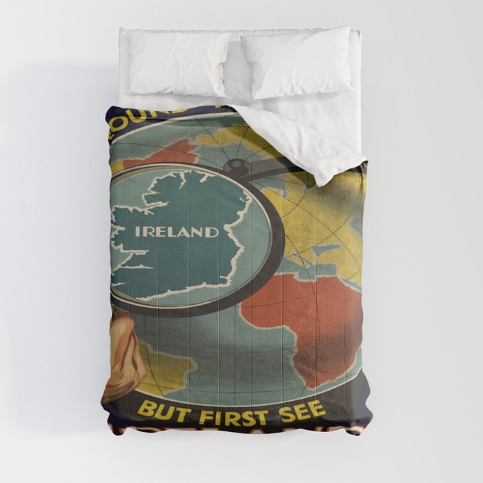 Vintage poster - Ireland Comforter