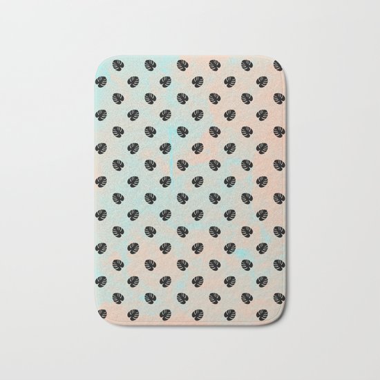 Mini Monstera Theme Bath Mat