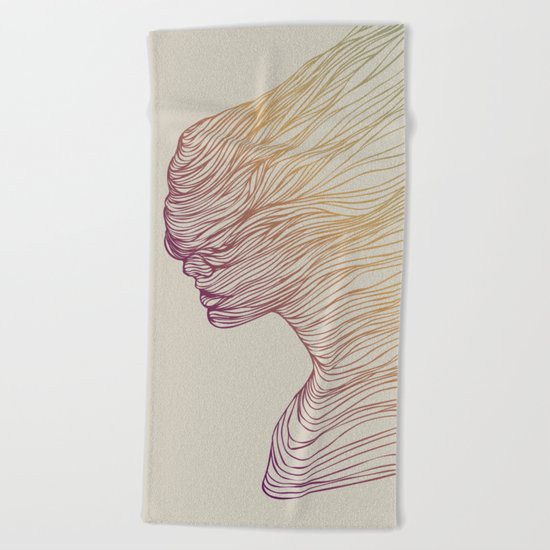 FADE Beach Towel