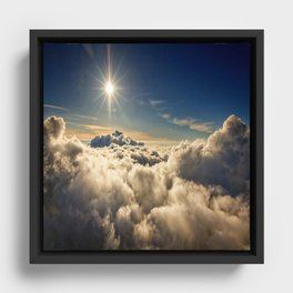 clouds (Above The Heavenly Clouds) Framed Canvas