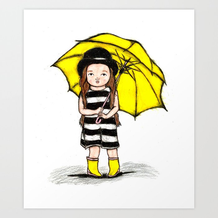 LITTLE ENITH: HURRICANE KATRINA SURVIVOR Art Print