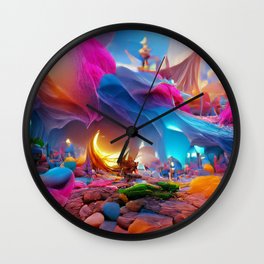 color place Wall Clock
