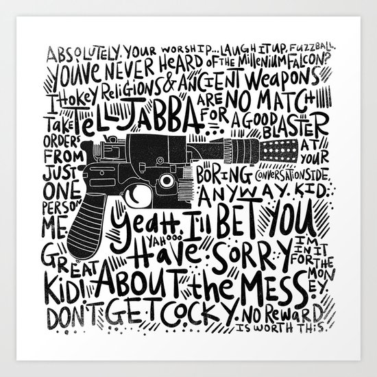 GOOD BLASTER Art Print