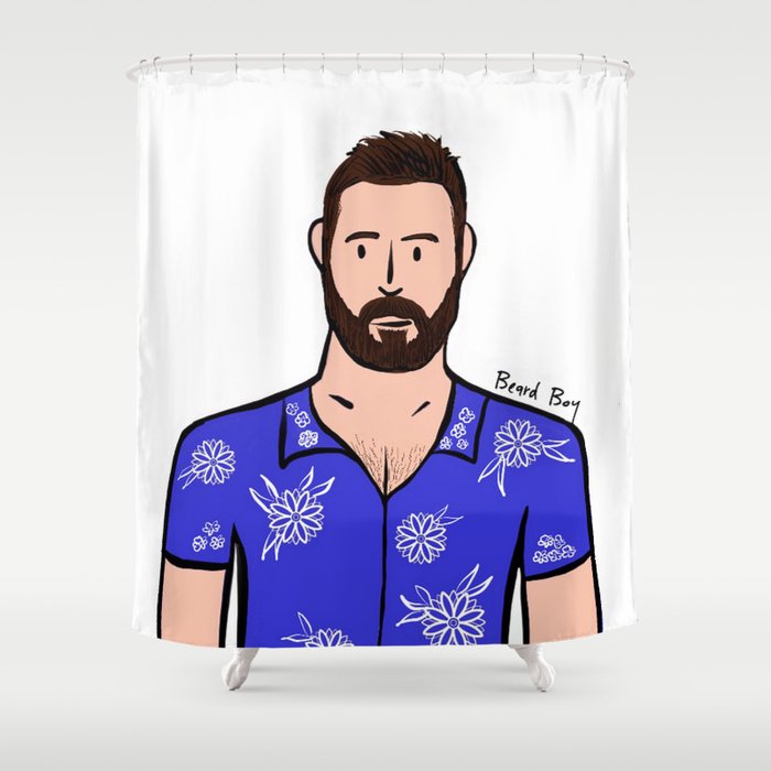 Beard Boy Alejandro Shower Curtain By Beardboy Society6