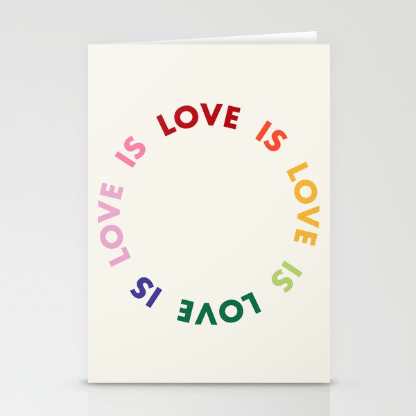 Love Is Love Stationery Cards