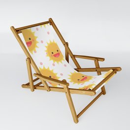 Cute Sun Pattern Sling Chair