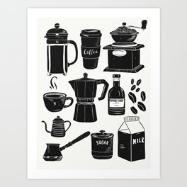 Coffee Culture Art Print